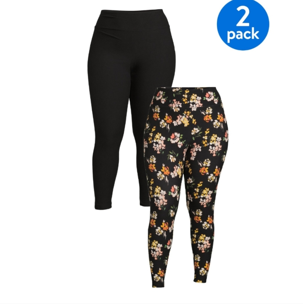 Terra & Sky 2 Pack Plush Leggings